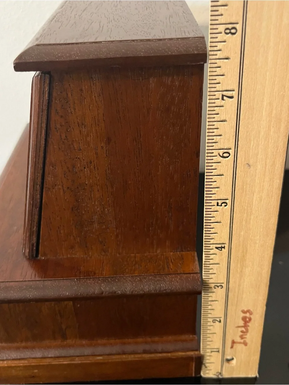 Vintage Toyo Wooden Musical Jewelry Box Made in Japan